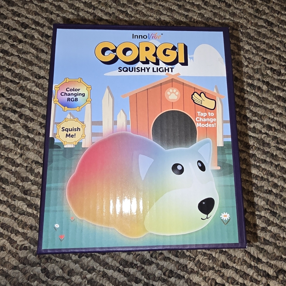 Corgi Squishy Light - Color Changing